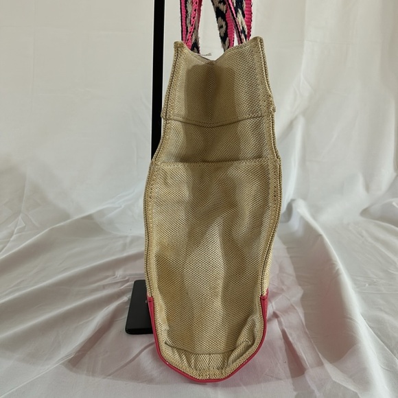 Tory Burch Canvas Top Handle Bag - Picture 5 of 13